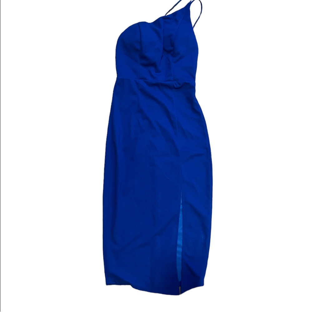 Hello Molly NWT Blue One-Shoulder Dress
